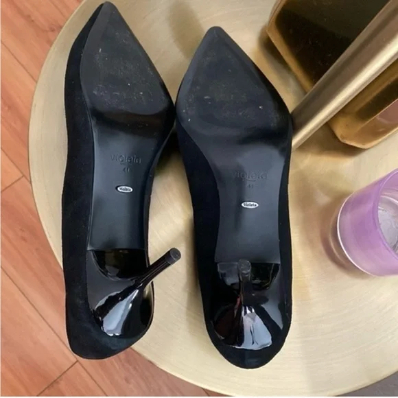 Violeta by Mango Suede Heels Size 41 - Picture 3 of 5